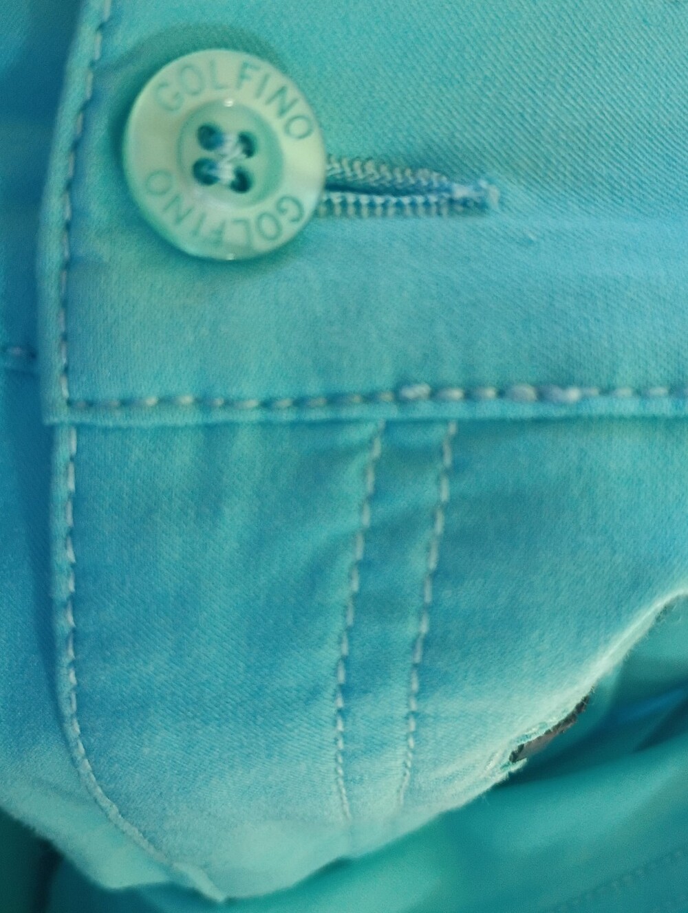 Golfino Turquoise Skinny Golf Jeans for Women - Slim Stretch Fit 2 - Picture 16 of 16
